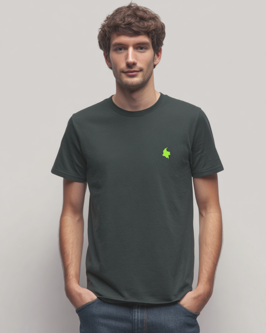 Camiseta COLOMBIA TECHWEEK™ Green Money - Edición Pixel